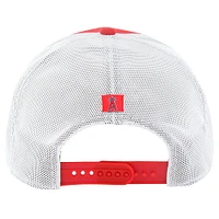 Men's '47 Red Los Angeles Angels Downburst Trucker Adjustable Hat