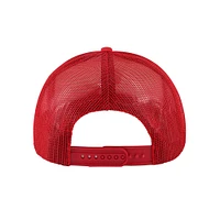 Men's '47 Red Los Angeles Angels Lift Off Foam Front Mesh Trucker Adjustable Hat