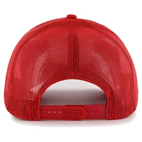 Men's '47 Red Los Angeles Angels Squad Trucker Adjustable Hat
