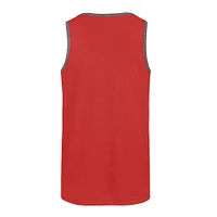 Men's '47 Red Los Angeles Angels Winger Franklin Tank Top