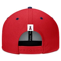 Men's Fanatics Red/Navy Los Angeles Angels Fundamental Bold Snapback Hat