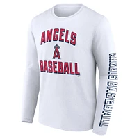 Men's Fanatics Red/White Los Angeles Angels Two-Pack Combo T-Shirt Set