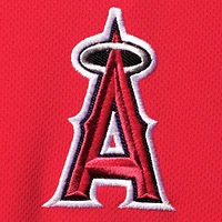 Polo rouge fanatiques pour hommes des Angels de Los Angeles Big & Tall Solid Birdseye