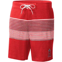 Men's G-III Sports by Carl Banks  Red Los Angeles Angels Coastline Volley Swim Shorts
