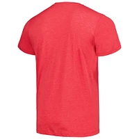 T-shirt triple mélange Hommage pour hommes Red Los Angeles Angels Doodle Collection It's Rally Time