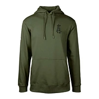 Men's Levelwear  Green Los Angeles Angels Podium Digital Camo Pullover Hoodie