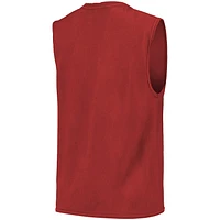Men's Majestic Threads Red Los Angeles Angels Softhand Muscle Tank Top