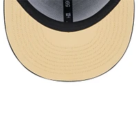 Men's New Era Black Los Angeles Angels 59FIFTY Day Allover Fitted Hat