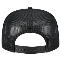 Men's New Era  Black Los Angeles Angels Gummy Golfer Trucker Adjustable Hat
