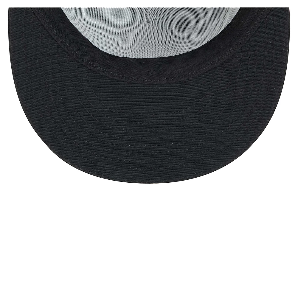 Men's New Era  Black Los Angeles Angels Laser Cut 9FIFTY Snapback Hat