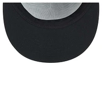 Men's New Era  Black Los Angeles Angels Laser Cut 9FIFTY Snapback Hat