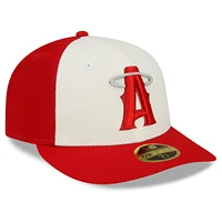 Men's New Era Red Los Angeles Angels 2022 City Connect Low Profile 59FIFTY Fitted Hat