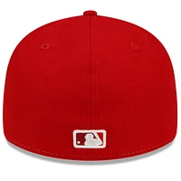 Men's New Era Red Los Angeles Angels 2022 City Connect Low Profile 59FIFTY Fitted Hat