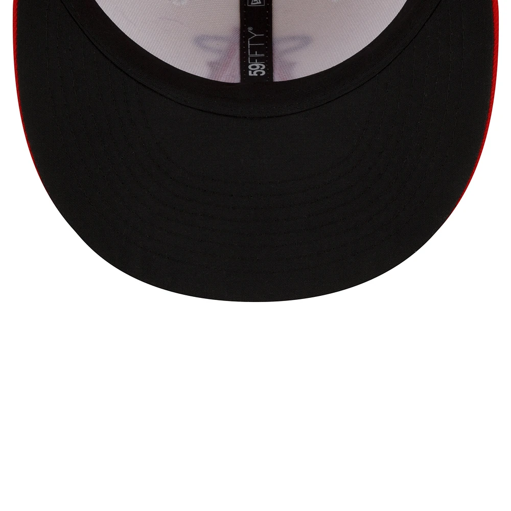Men's New Era Red Los Angeles Angels 2022 City Connect Low Profile 59FIFTY Fitted Hat