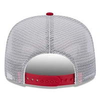 Men's New Era Red Los Angeles Angels Court Sport 9FIFTY Snapback Hat