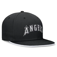Men's Nike Black Los Angeles Angels Primetime True Performance Fitted Hat