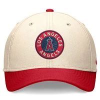 Men's Nike Cream/Red Los Angeles Angels 2024 City Connect Swoosh Flex Hat