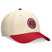 Men's Nike Cream/Red Los Angeles Angels 2024 City Connect Swoosh Flex Hat