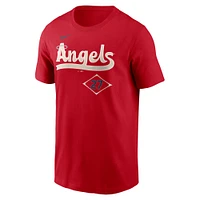 Men's Nike Mike Trout Red Los Angeles Angels City Connect Fuse Name & Number T-Shirt