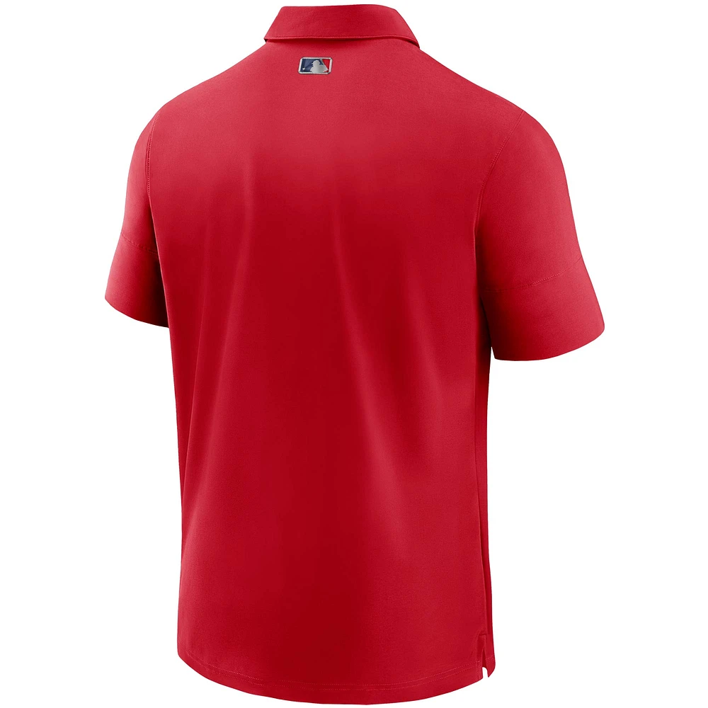 Men's Nike Red Los Angeles Angels Authentic Collection Flex Performance Polo