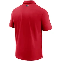 Men's Nike Red Los Angeles Angels Authentic Collection Flex Performance Polo