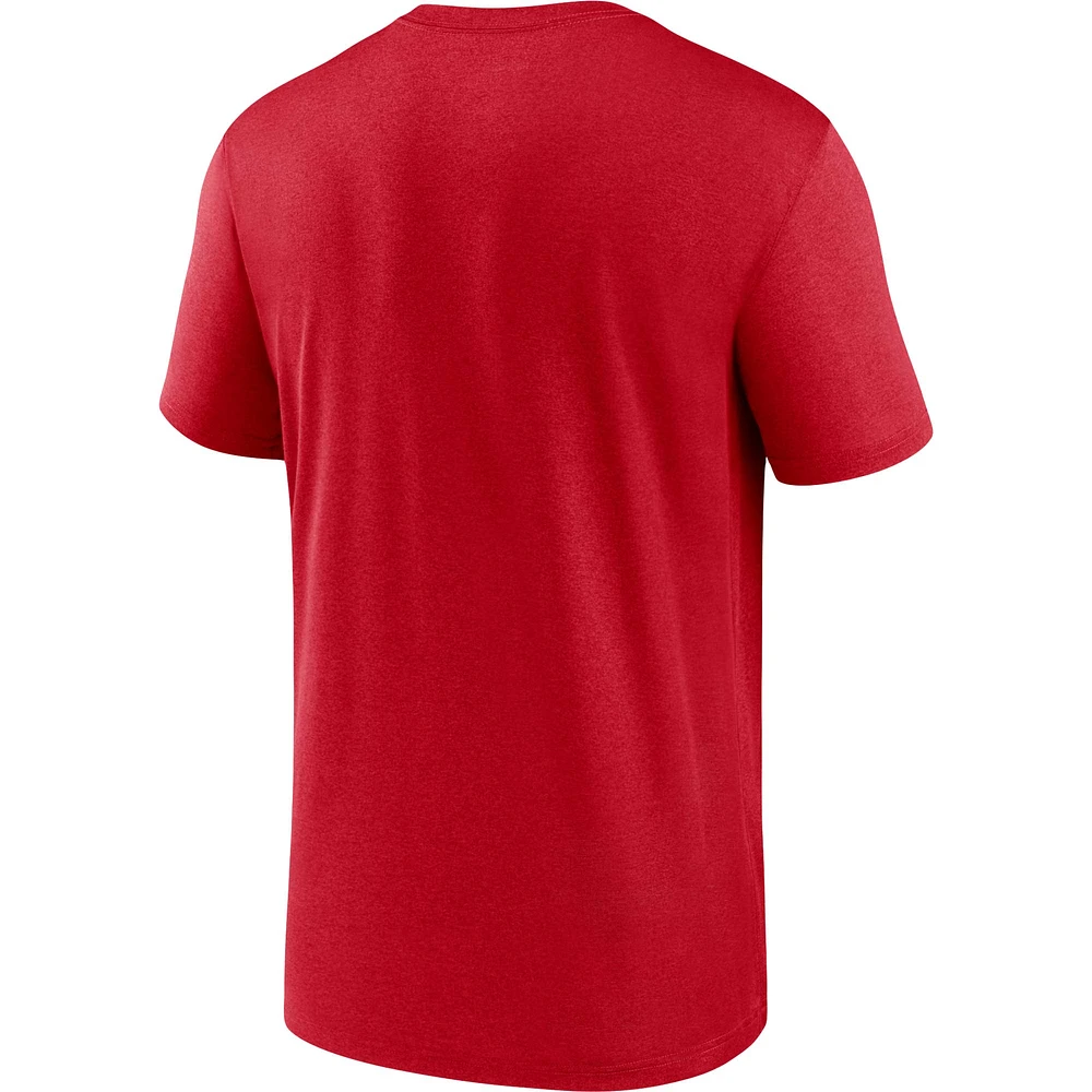 Men's Nike Red Los Angeles Angels Big & Tall Logo Legend Performance T-Shirt