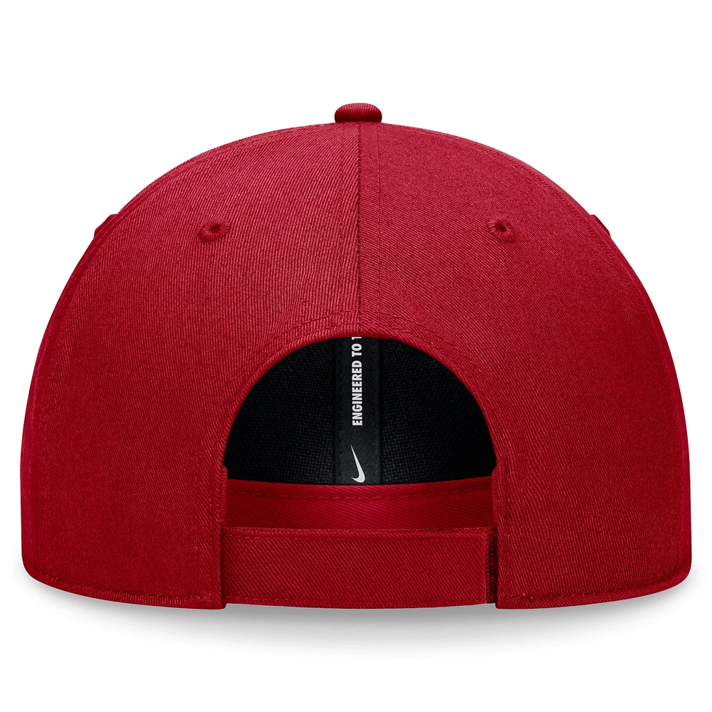 Men's Nike Red Los Angeles Angels Club Performance Adjustable Hat