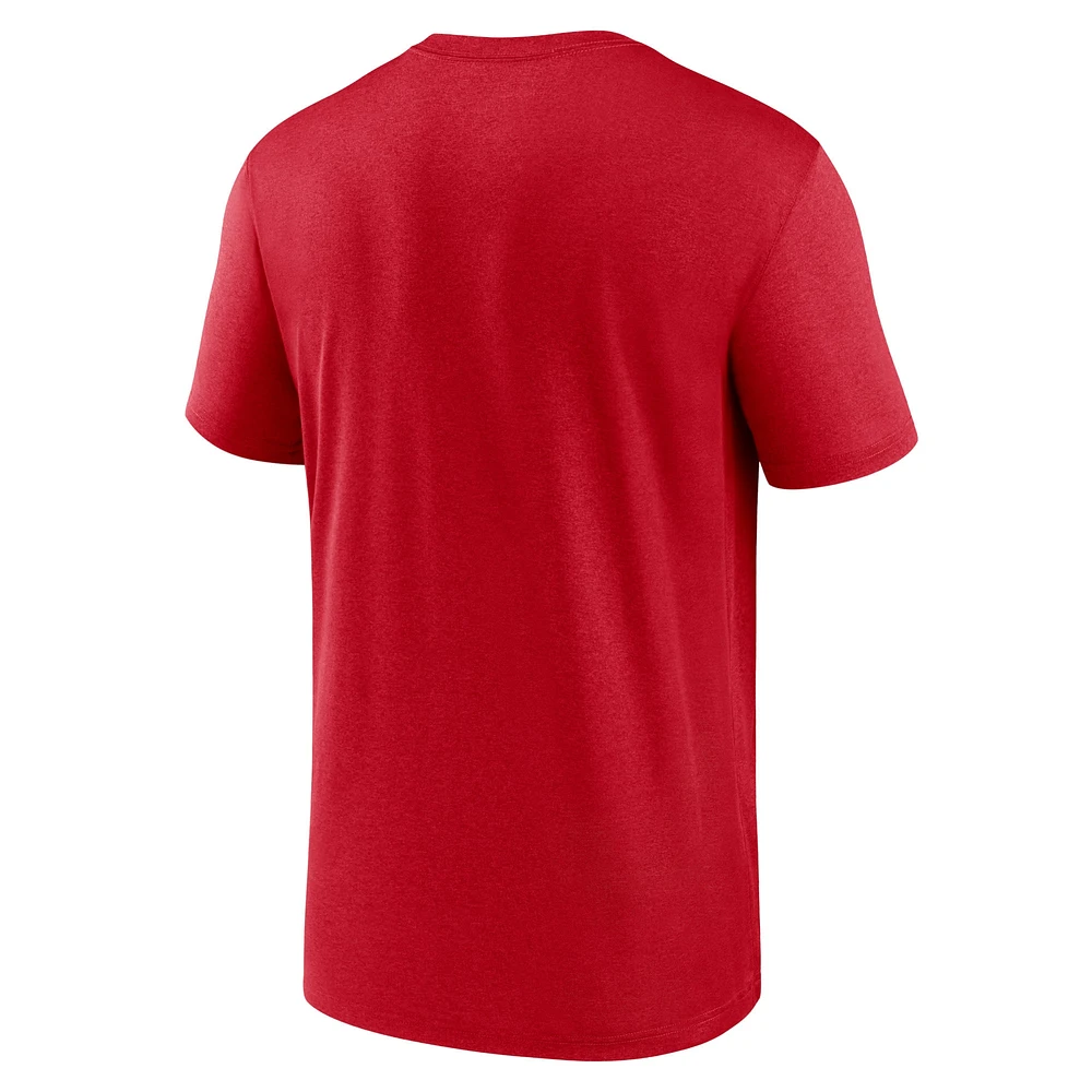 T-shirt Nike rouge Los Angeles Angels Home Plate Icon Legend Performance pour homme