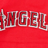 Men's Pro Standard Red Los Angeles Angels Turn It Up Dropped Shoulder T-Shirt