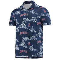 Men's Reyn Spooner  Navy Los Angeles Angels Performance Polo