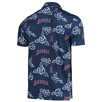 Men's Reyn Spooner  Navy Los Angeles Angels Performance Polo