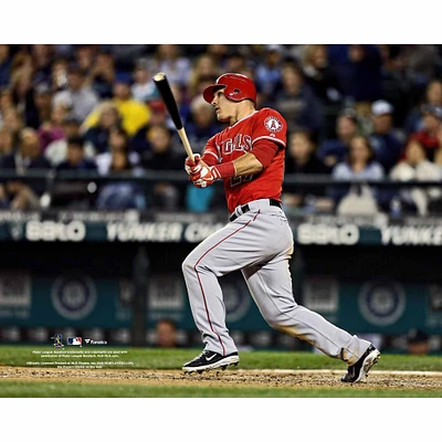 Photographie non signée de Mike Trout, joueur baseball des Los Angeles Angels