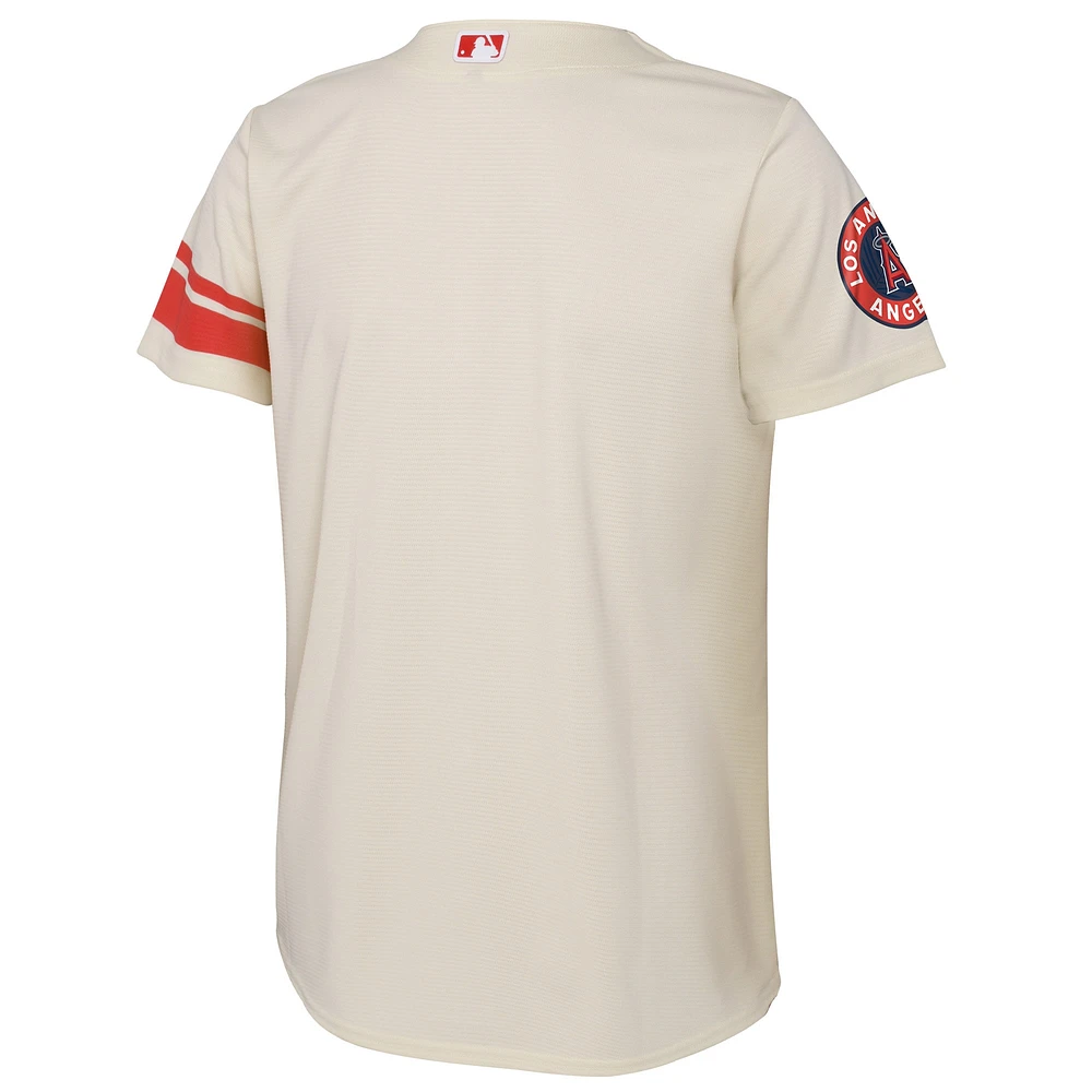 Preschool Nike Cream Los Angeles Angels City Connect Replica Jersey