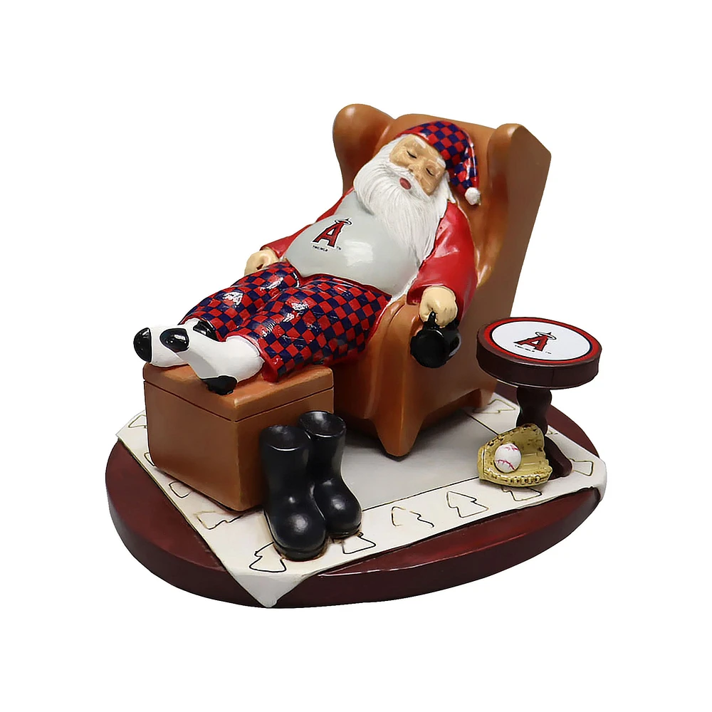 Figurine du Père Noël au repos des Los Angeles Angels de The Memory Company