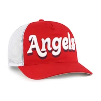 Women's '47 Red Los Angeles Angels Biloxi Hitch Adjustable Hat