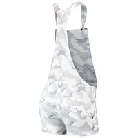 Women's Concepts Sport Gray Los Angeles Angels Camo Romper Overalls