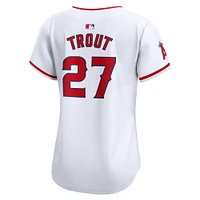 Women's Nike Mike Trout White Los Angeles Angels Home Limited Player Jersey