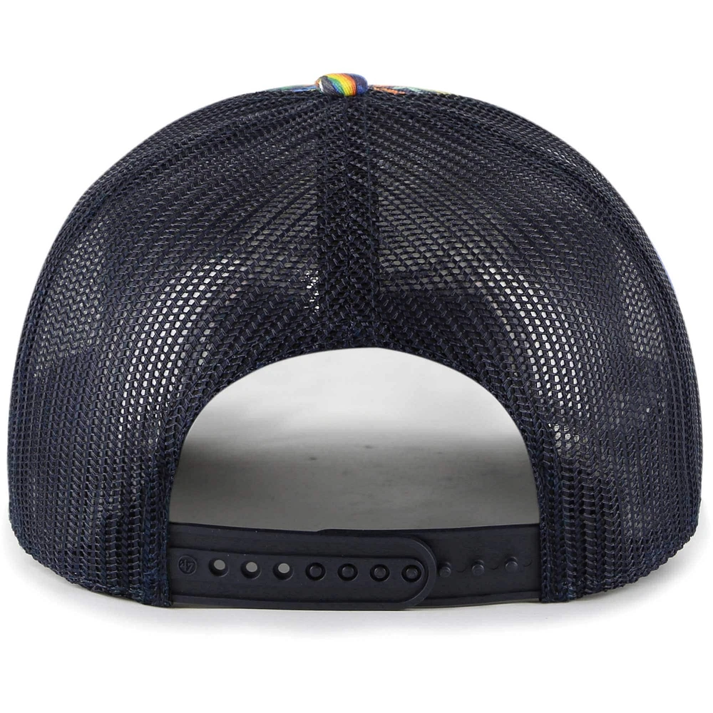 Casquette de camionneur réglable '47 bleu marine Los Angeles Angels Jungle Gym pour jeune