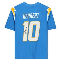 Justin Herbert Los Angeles Chargers Autographed Powder Blue Nike Limited Jersey