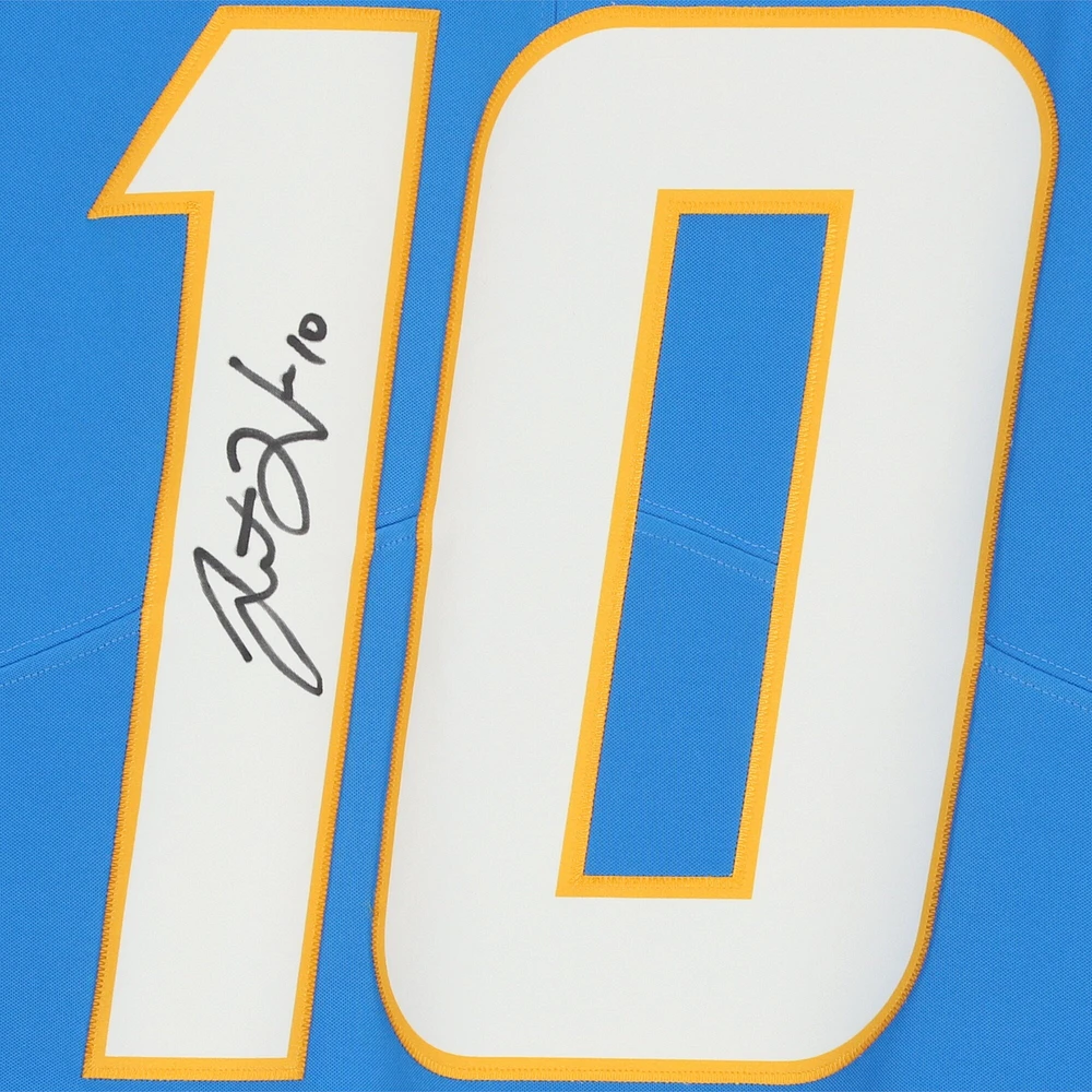 Justin Herbert Los Angeles Chargers Autographed Powder Blue Nike Limited Jersey