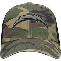 Men's '47 Camo Los Angeles Chargers Branson Clean Up Trucker Hat