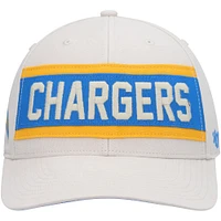 Men's '47 Cream Los Angeles Chargers Crossroad MVP Adjustable Hat