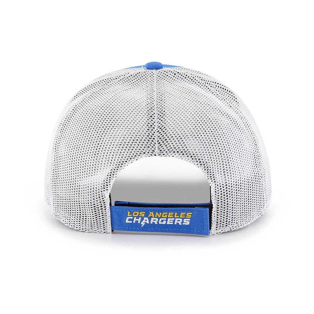 Men's '47 Powder Blue/White Los Angeles Chargers Drifter Adjustable Trucker Hat