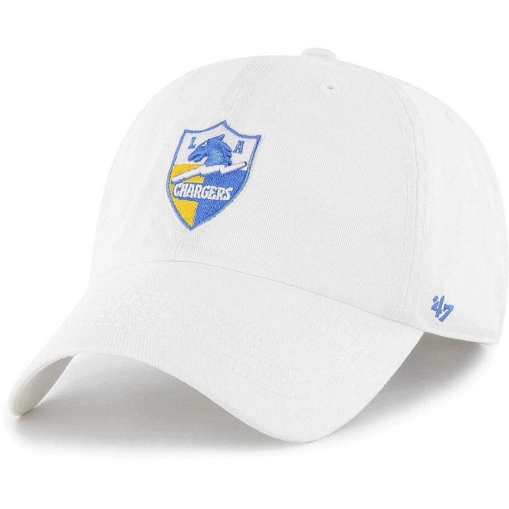 Casquette ajustée '47 Los Angeles Chargers Gridiron Classics Franchise Legacy blanche pour homme