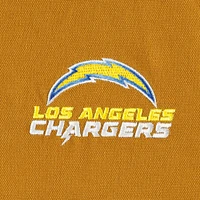 Men's Dunbrooke Tan Los Angeles Chargers Big & Tall Dakota Canvas Hoodie Full-Zip Jacket