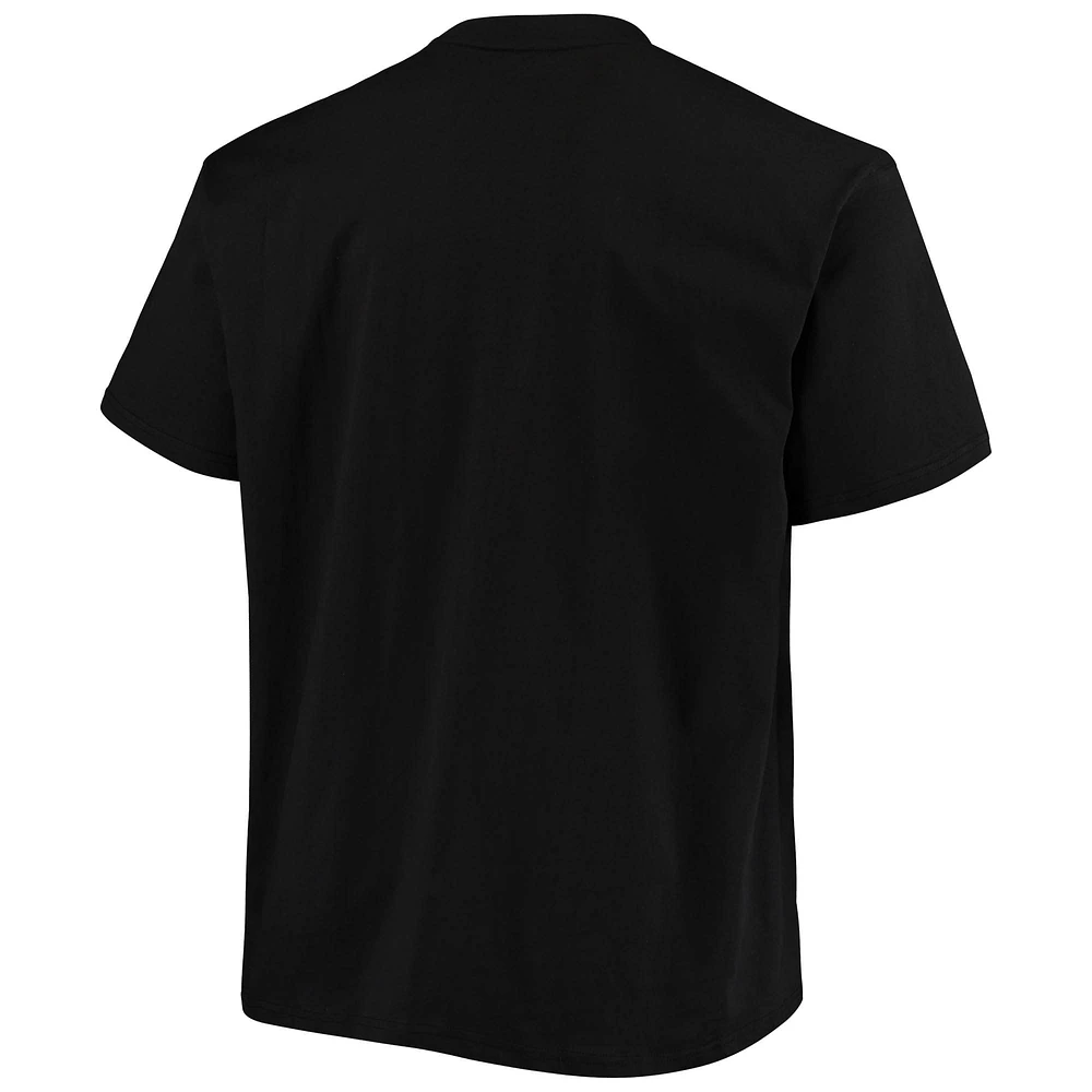 Men's Fanatics Black Los Angeles Chargers Big & Tall Color Pop T-Shirt