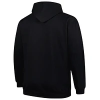 Men's Fanatics Black Los Angeles Chargers Big & Tall Pop Pullover Hoodie