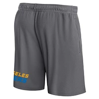 Men's Fanatics Gray Los Angeles Chargers Clincher - Shorts