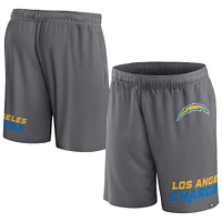 Men's Fanatics Gray Los Angeles Chargers Clincher - Shorts