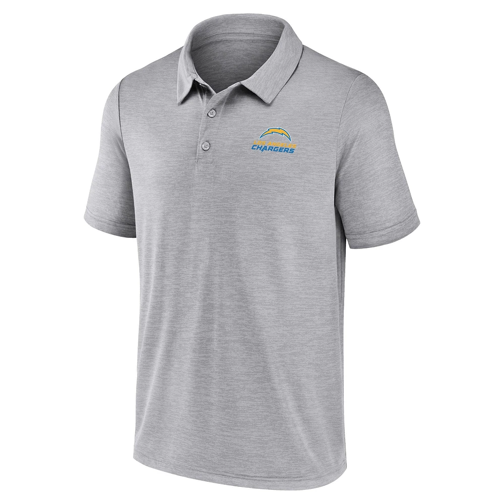 Men's Fanatics Gray Los Angeles Chargers Making Waves Polo